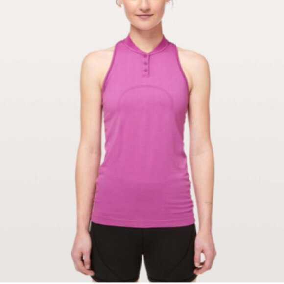 Lululemon Swiftly Speed Sleeveless Henley Hyacinth / Hyacinth - Picture 6 of 6